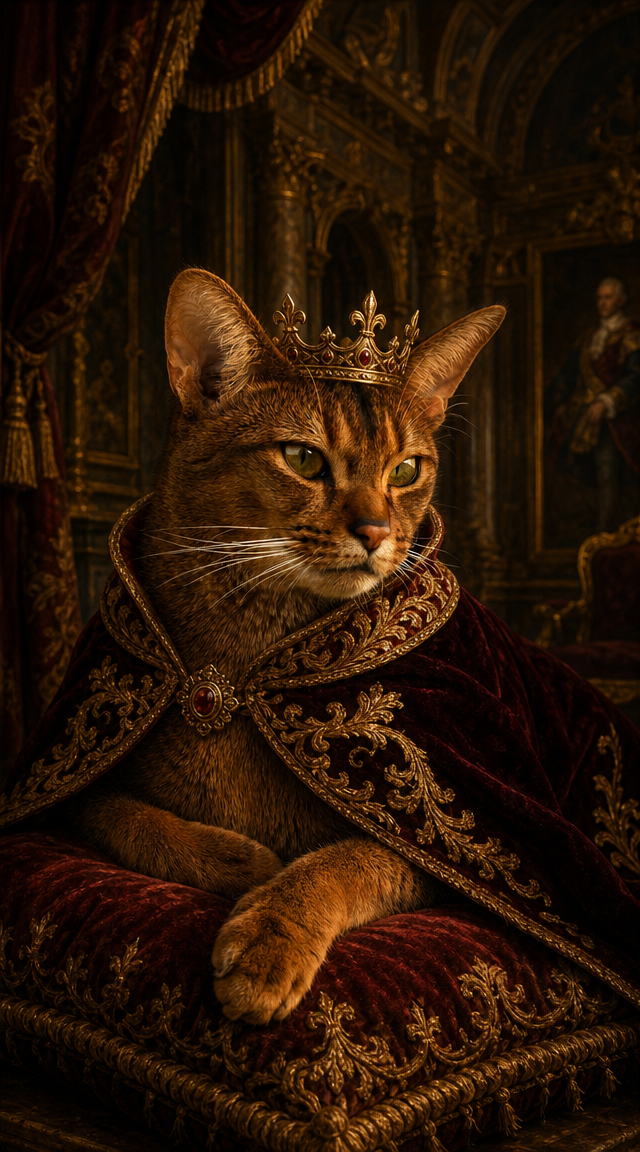 Abyssinian Cat AI photo example