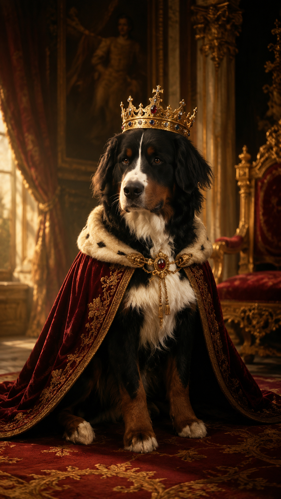 Bernese Mountain Dog AI photo example