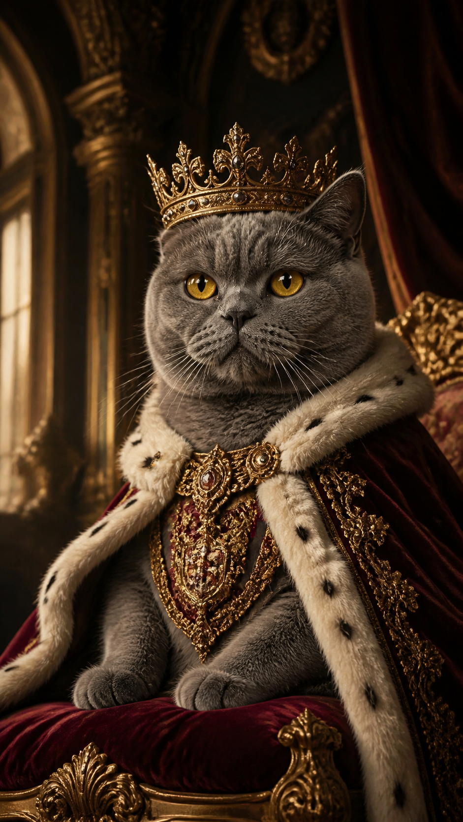 British Shorthair Cat AI photo example