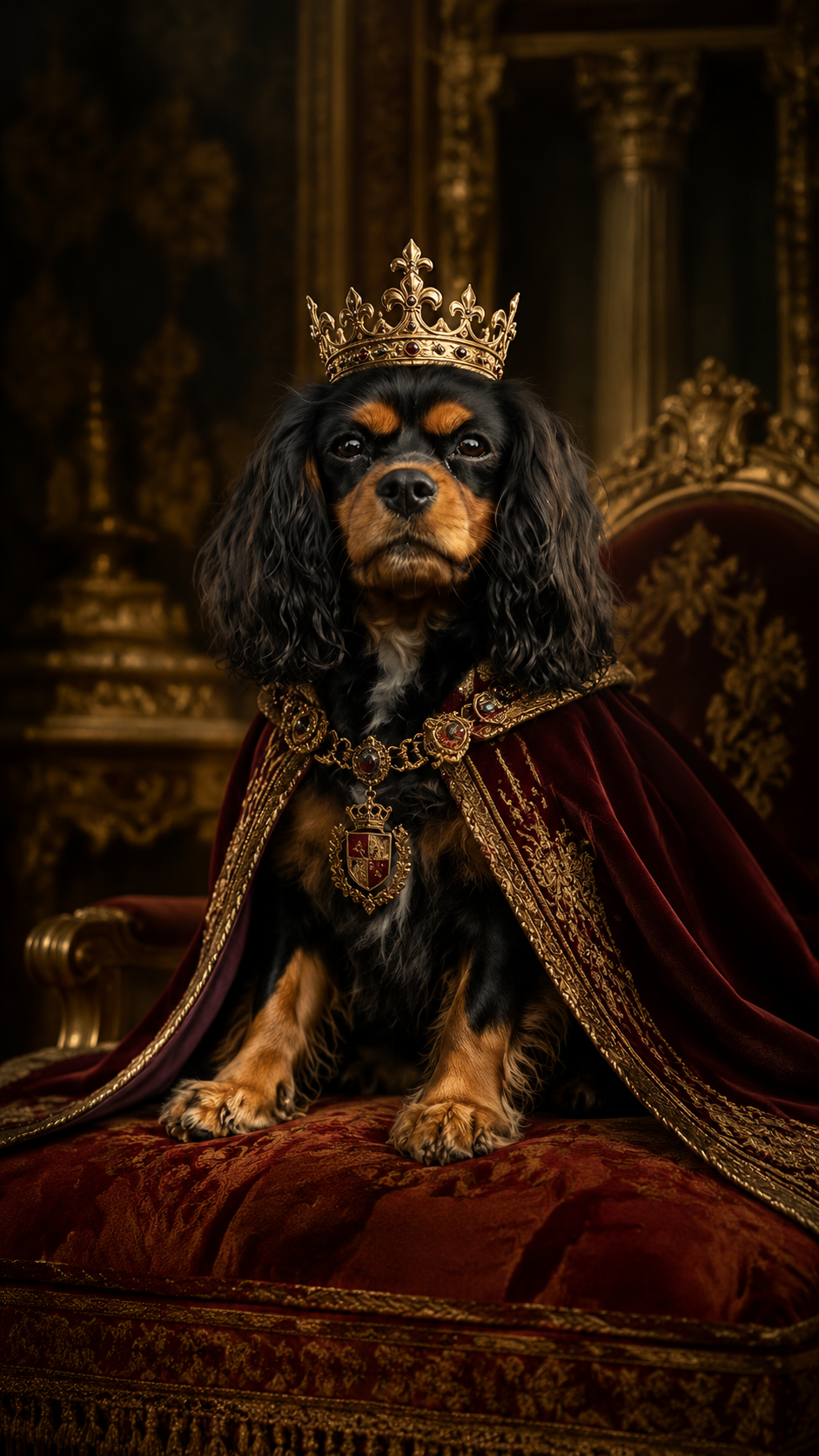 Cavalier King Charles Spaniel AI photo example