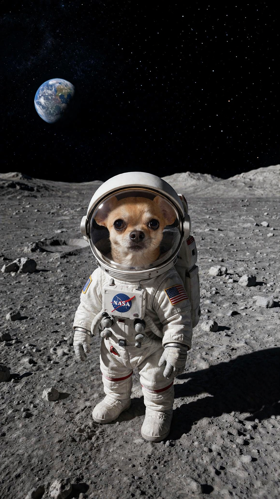 Chihuahua Astronaut AI photo