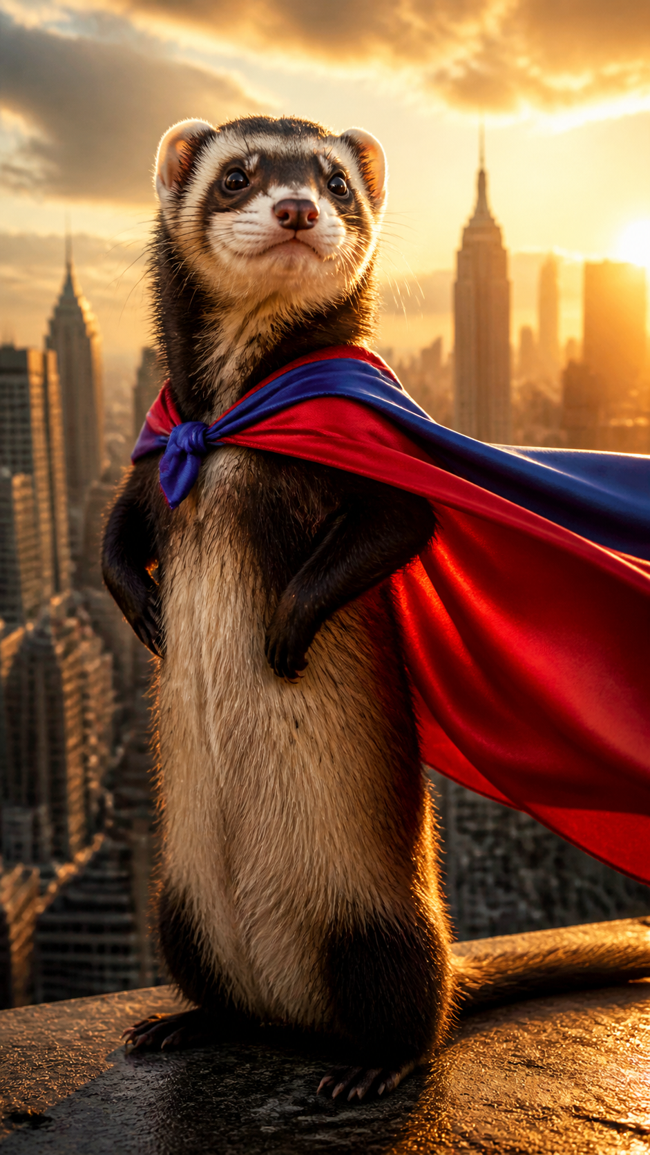 Ferret Superhero AI photo