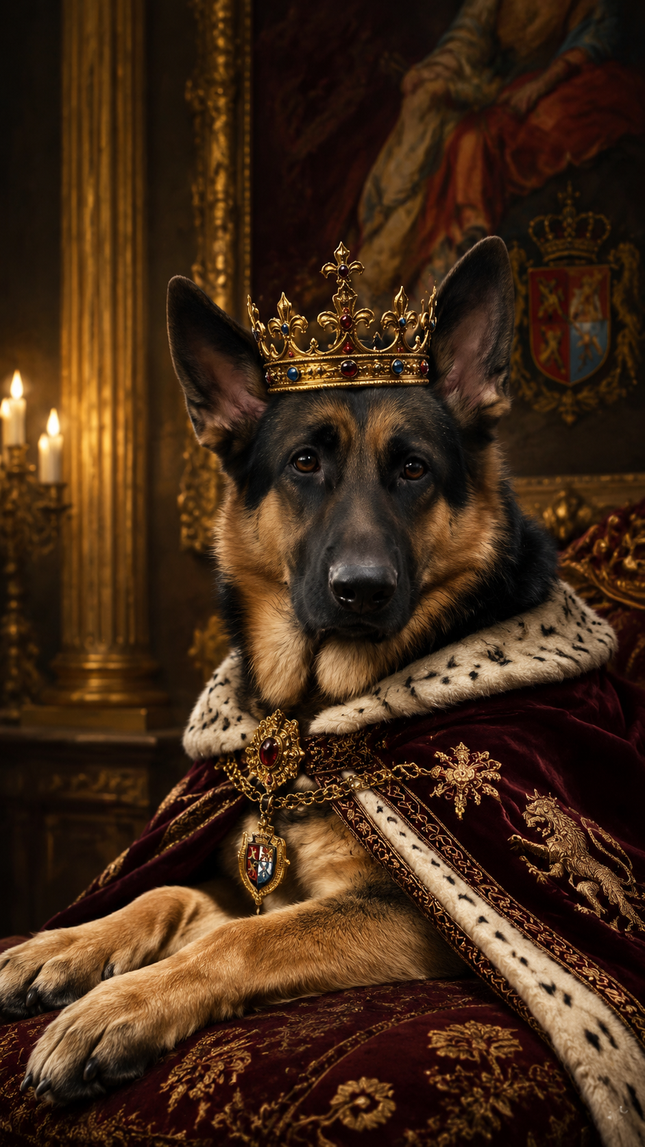 German Shepherd AI photo example