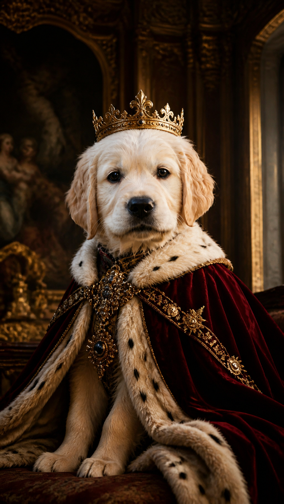 Golden Retriever AI photo example