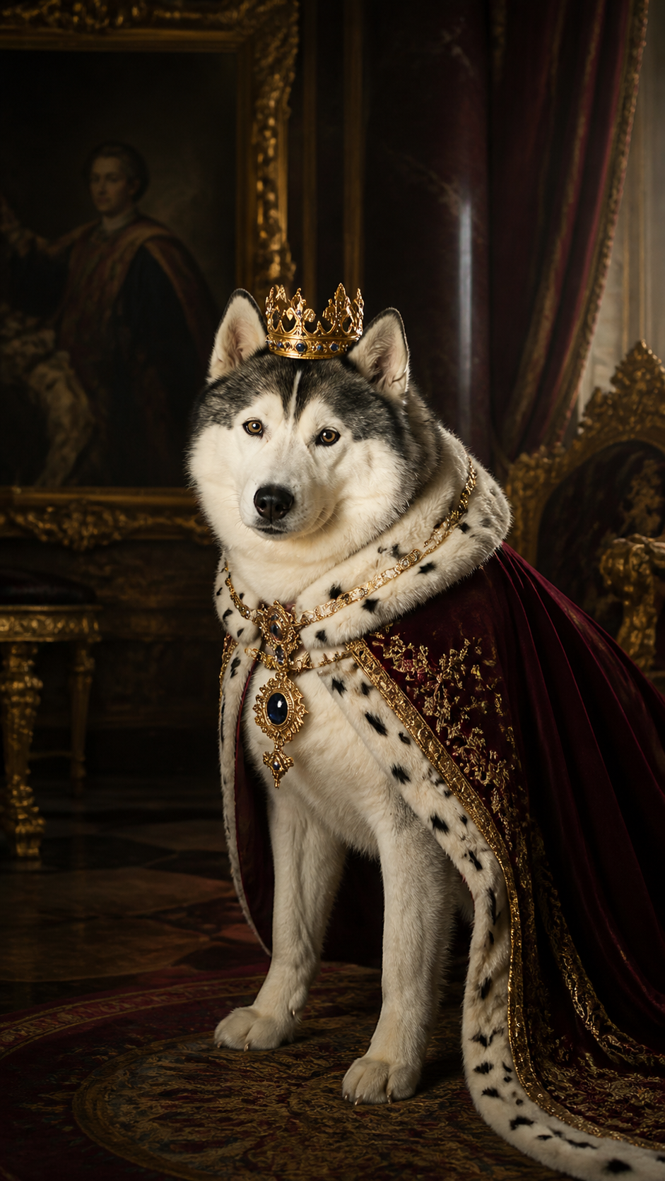 Siberian Husky AI photo example