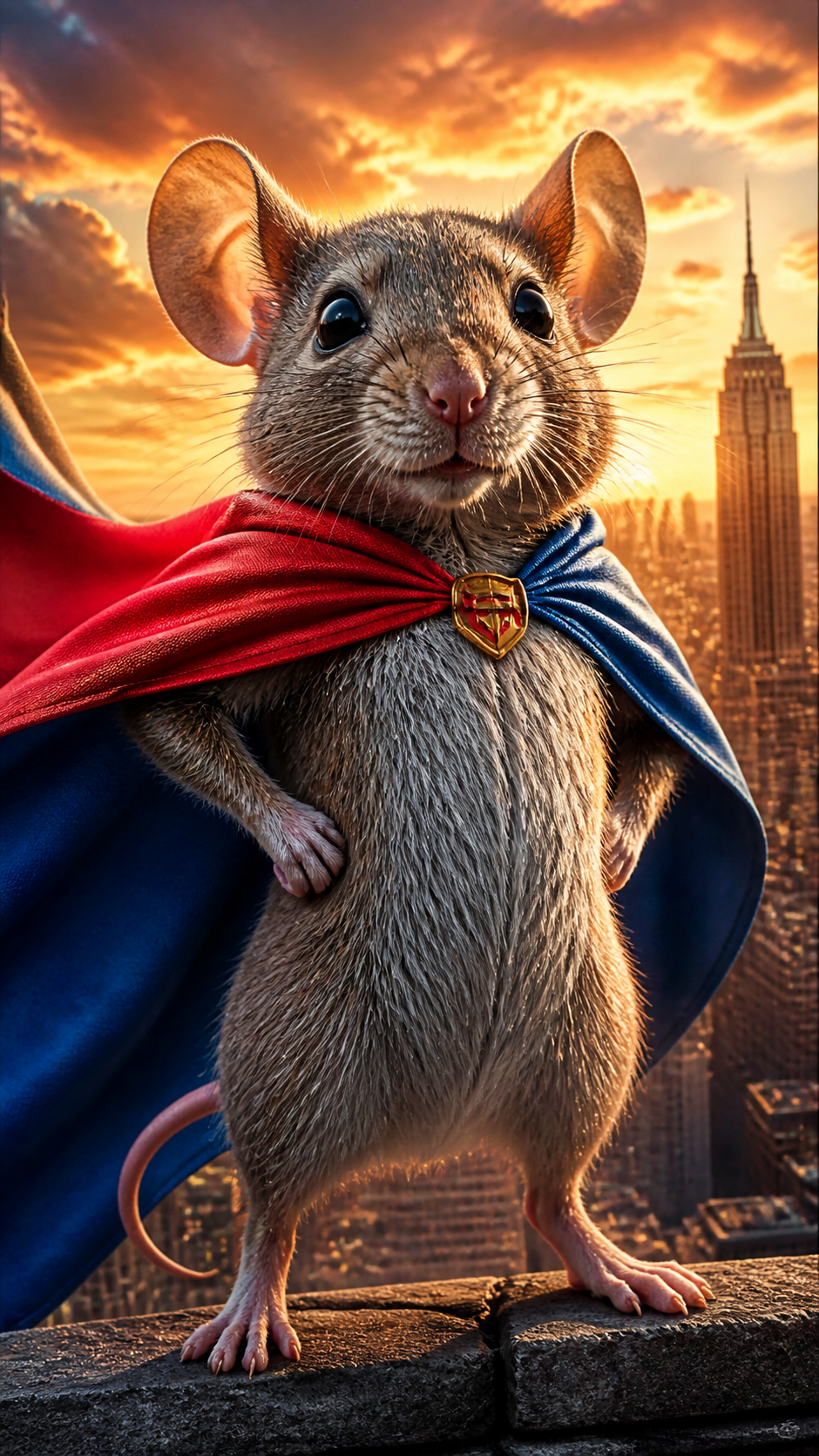 Mouse Superhero AI photo