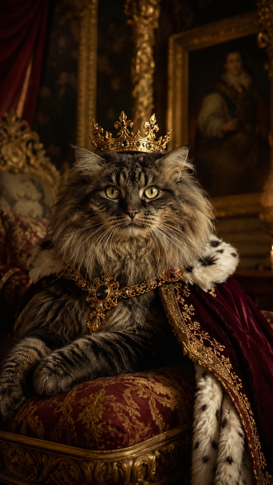 Norwegian Forest Cat AI photo example