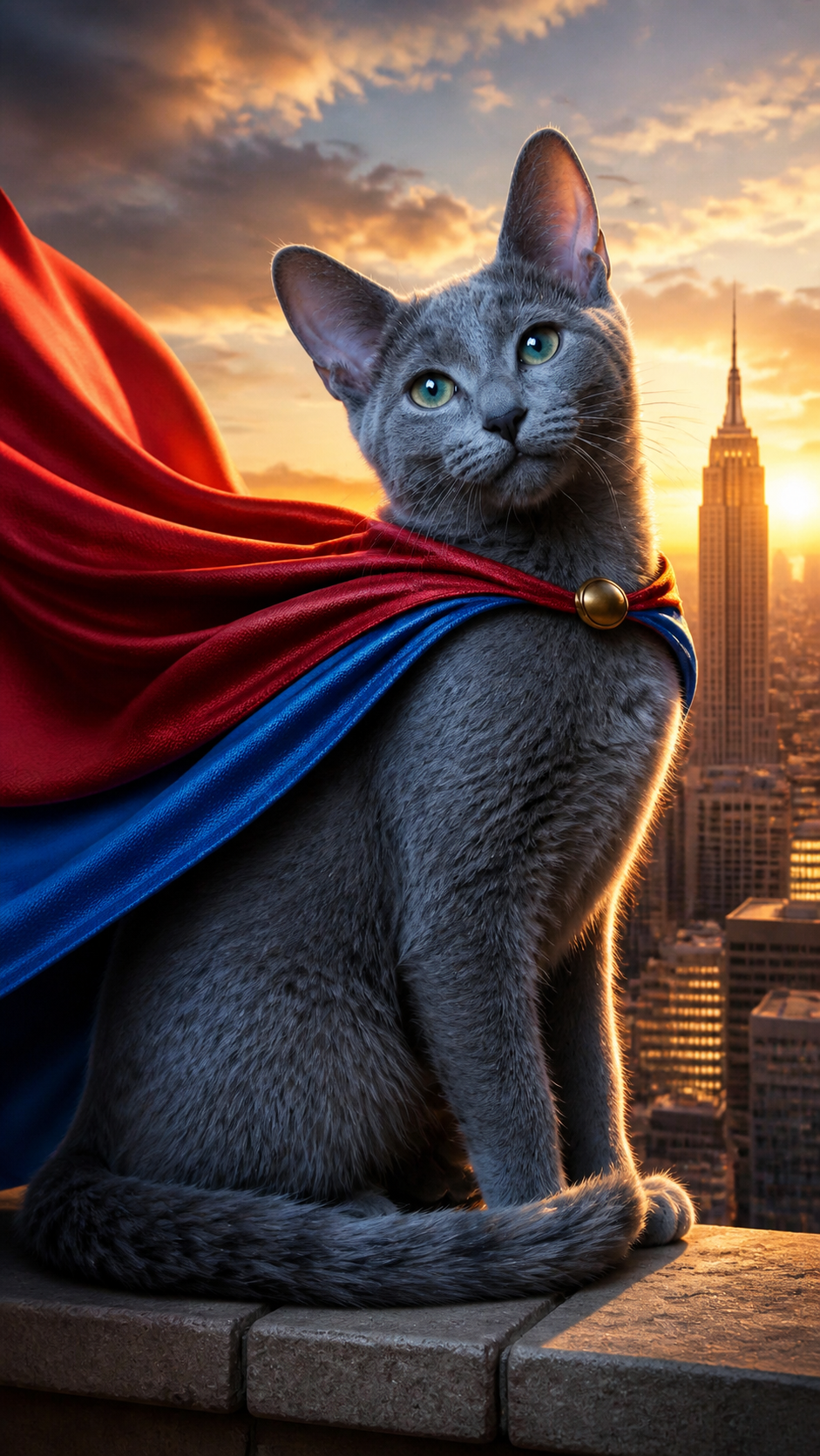 Ragdoll Cat Superhero AI photo