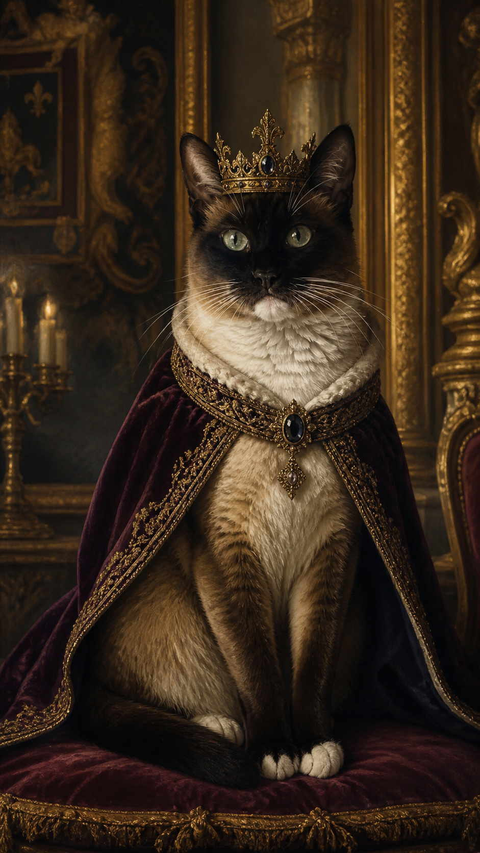 Siamese Cat AI photo example